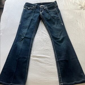 Vintage True Religion Indigo low rise Flare Jeans; women’s 29